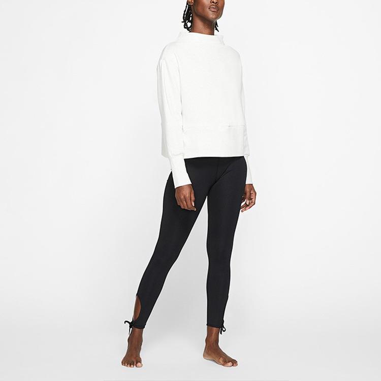 Nike Training Laufen Yoga Tight Neun-Punkt Fitnesshose Damen Unterteile Schwarz BV4569-010