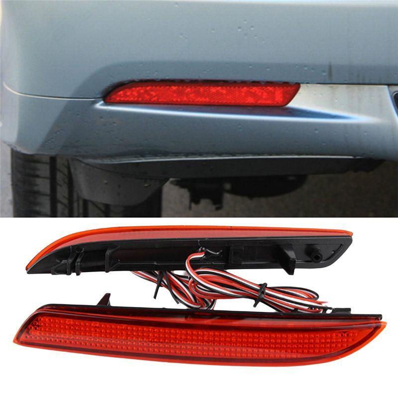 Car Rear Bumper Reflector Brake Light Led Taillight HO1185103 HO1184103 For Honda CR-Z ight CR-V FIT