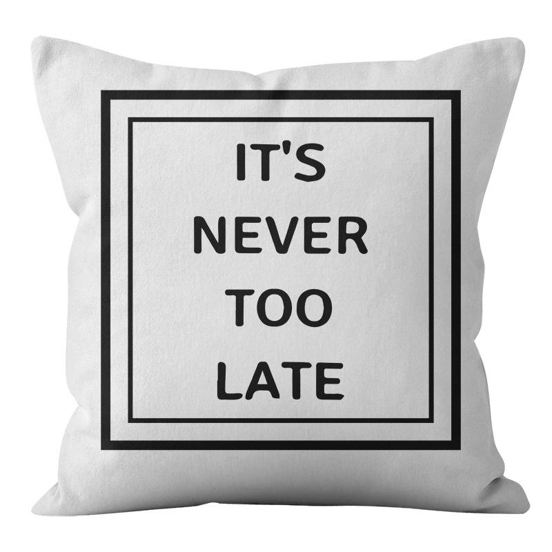 Stil Minimalist Nordic Alb-Negru Abstract Geometric Față de Pernă Acasă Living Canapă Pernă Față de Pernă