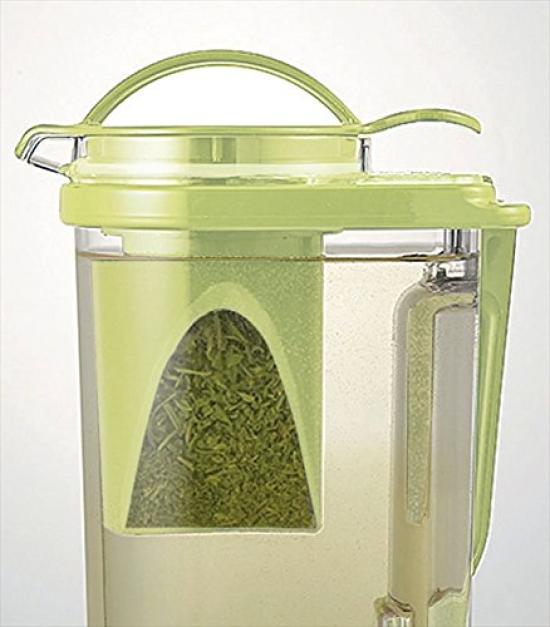 Iwasaki Industries Iwasaki Cold Water Pitcher Fellowes Handle Pitcher with Tea Strainer Next Vertical/Horizontal 2.2L K-1297MC