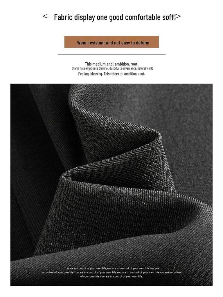 Women's 2024 High-Waist Black A-Line Split Skirt: Elegant, Versatile for Spring & Autumn