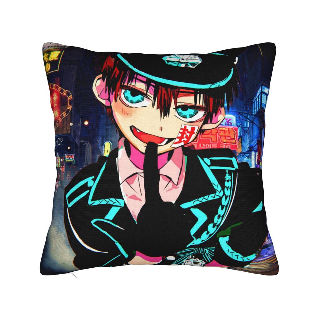 TBHK Manga Square Pillow Covers Polyester Home Hanakoo Nene Yashiro Cushion Cover Cool Home Decoration Throw Pillow Case 40*40