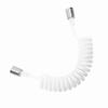 ABS Spring Flexible Shower Hose for Water Plumbing Toilet Bidet Sprayer Gun Bathroom