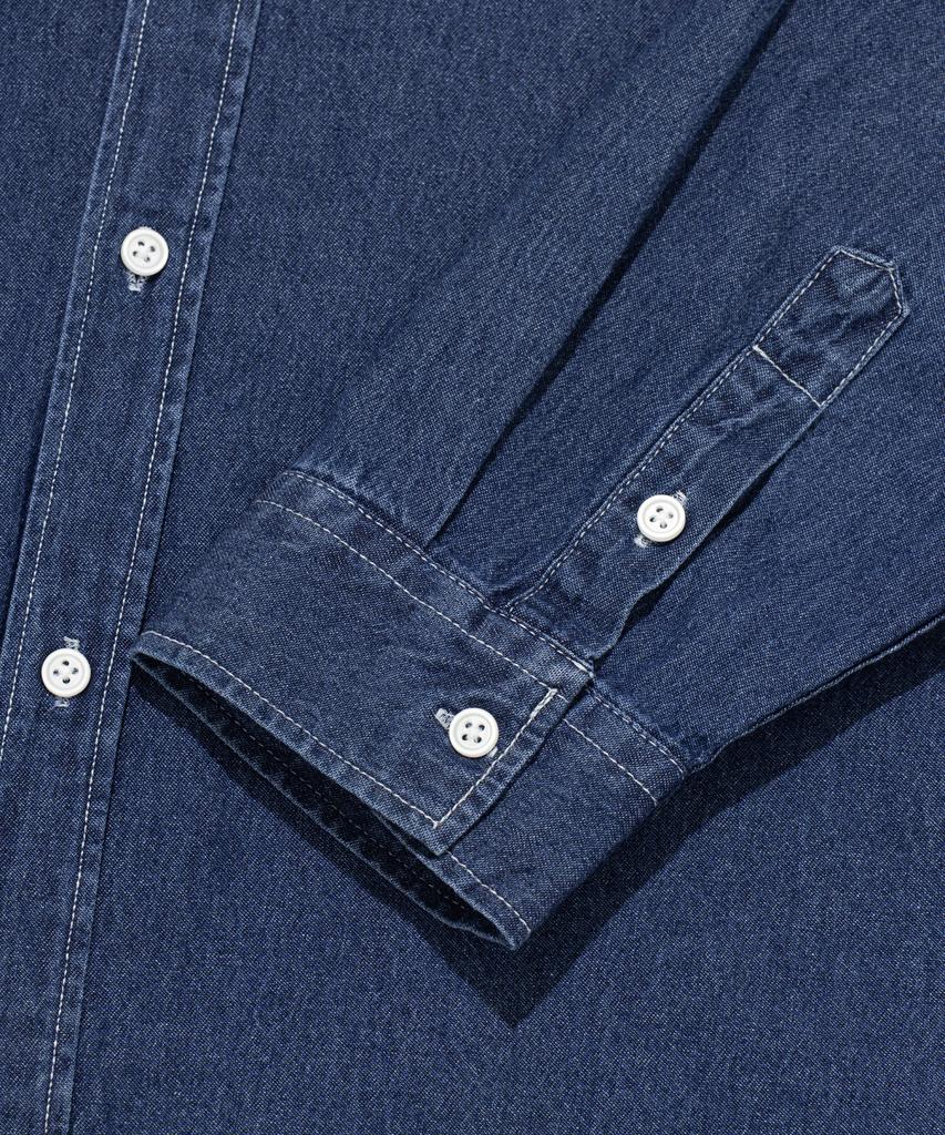 CARGOBROS Cb Washed City Boy Denim Shirt (Dark Blue)