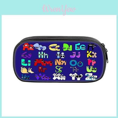 Alphabet Lore Pencil Case With Nylon Material For Students And Kids