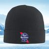 New Blue Ribbon Beer Brand Logo Design Men Women Unisex Knitted Hat Beanie Outdoor Cyclin