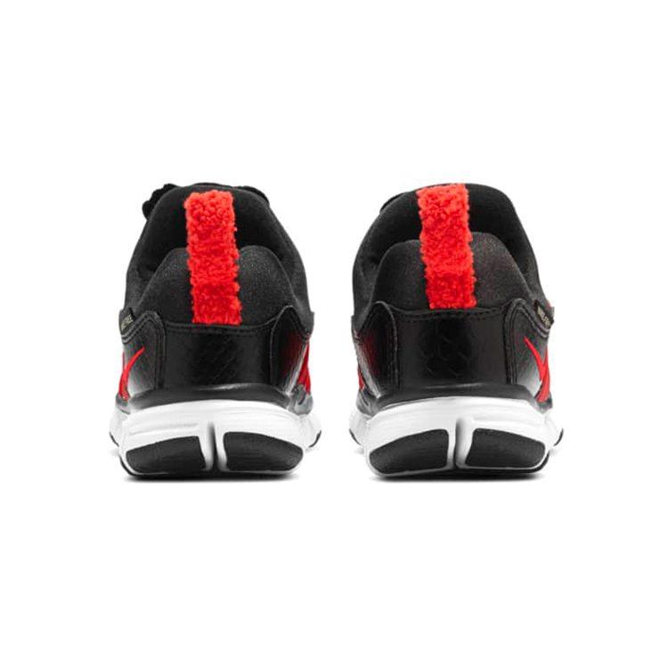 Nike Dynamo Free QS Low top Sports Casual Shoes Black Red Children Aged 3 7 Years Old DC8317-001