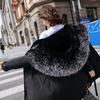 Winter Jacket Women Parka Clothes Long Coat Wool Liner Hooded Jacket Fur Collar Thick Warm Snow Wear Padded Parka
