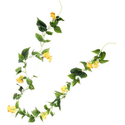 Artificial Flower Garland Realistic Texture Elegant Romantic Faux Vine for Wedding Garden Decor Photography Backdrop Home Party