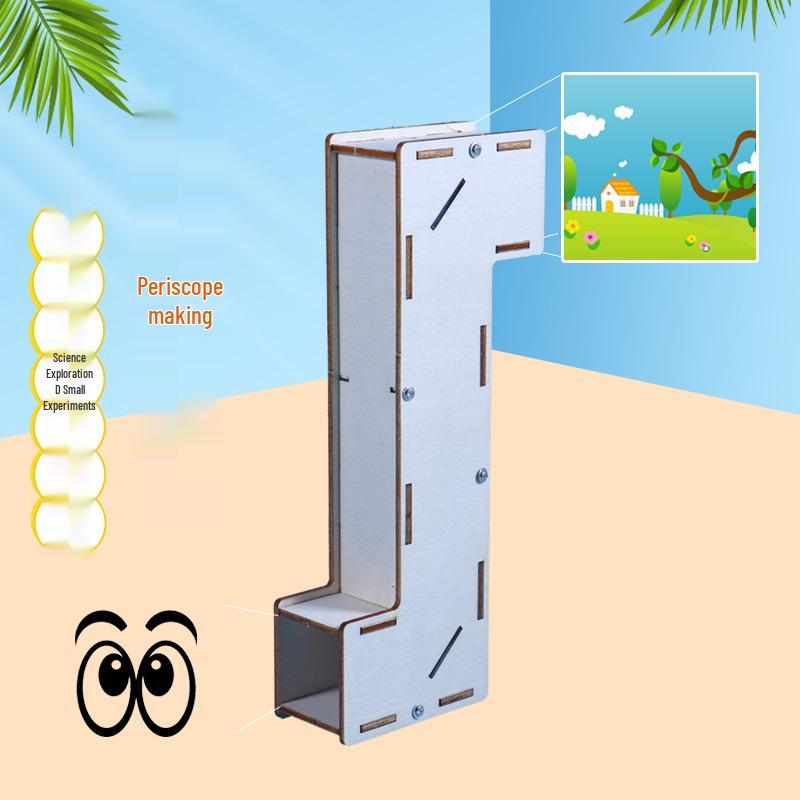 DIY Periscope Kit: Science & Technology Gift for Primary School Students 14*20 cm