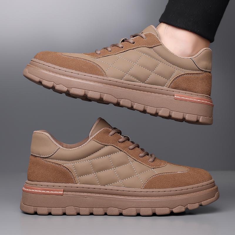 2024 High-End Marke Herren Oxford Schuhe Hochwertiges Leder Freizeitschuhe Dick besohlt Höhenerhöhend Herren Business Schuhe