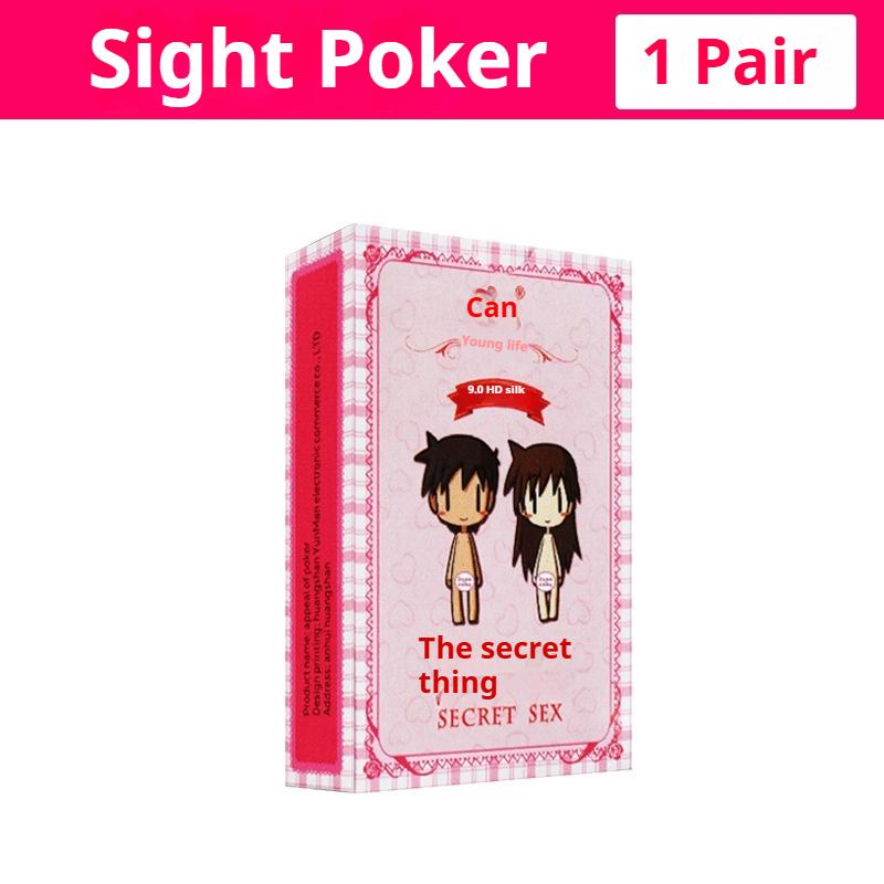 Action Game Poker Set Teaching Paper Playing Cards Smooth Little Letters Cards Deck Holiday Gift For Couples Baccarat Board Game