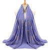 New  Summer Elegant Women Silk Scarf Beach Wrap Shawl Sparkly Gold Print Sunscreen Bandana Hijab Mujer Scarve Pareo Foulard