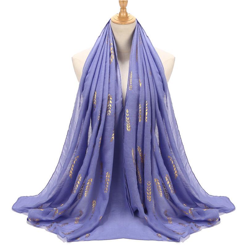 New  Summer Elegant Women Silk Scarf Beach Wrap Shawl Sparkly Gold Print Sunscreen Bandana Hijab Mujer Scarve Pareo Foulard