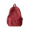 School Bag New School Bag, Stylish Korean Style INS Girly Casual Travel Lightweight Backpack, Starry Sky Student Backpack