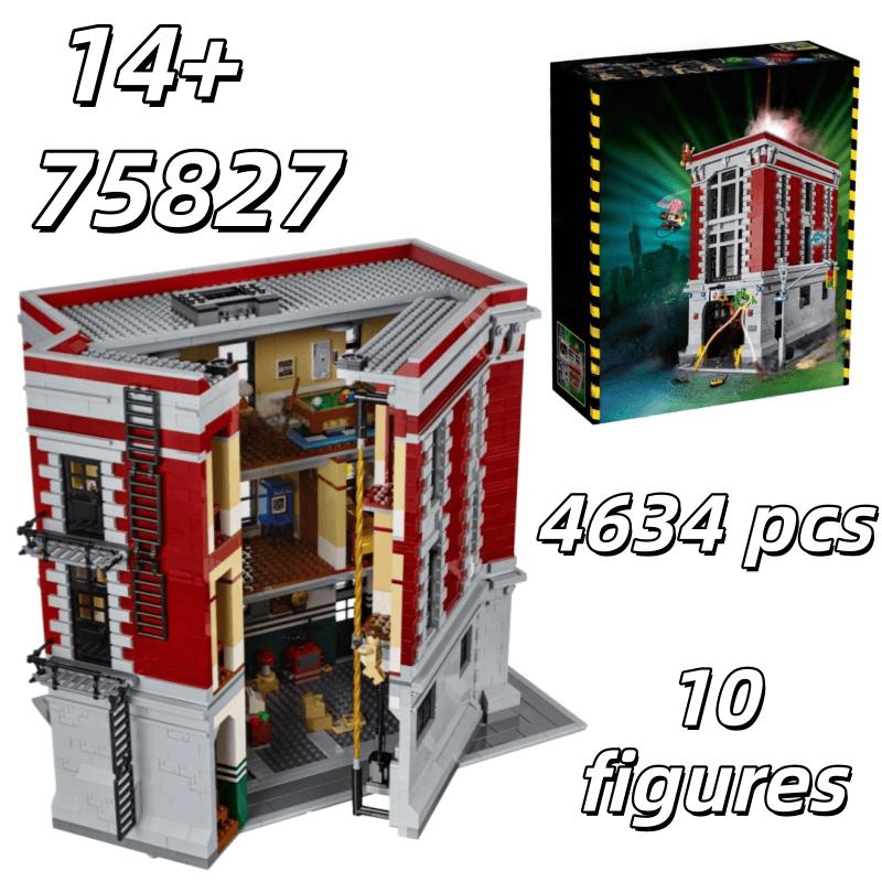 2026 In Stock 4634pcs Compatible Ghostbusters Firehouse Headquarters Building Blocks Bricks Set Adult Bricks Gift 75827