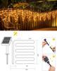 2X Girlanda Solarna Ogrodowa Druciki Łańcuch 200 Led 22M