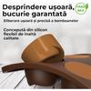 4 Forme Chocolate Silicone Mold Non-Stick Flexible BPA Free for Candy Praline Ice Brown