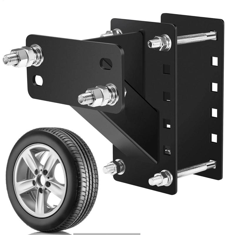 Trailer Spare Tire Mount - Carbon Steel Tyre Mount Spare Tire Carrier for Truck RV Travel Storage Transport Road Trip Essential