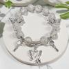 Daisy Popcorn Beaded Bracelet: Elegant Women's Hand Jewelry