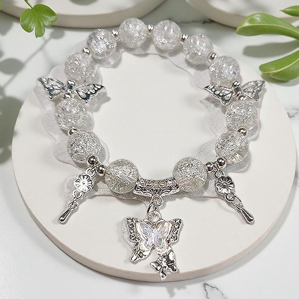 Daisy Popcorn Beaded Bracelet: Elegant Women's Hand Jewelry