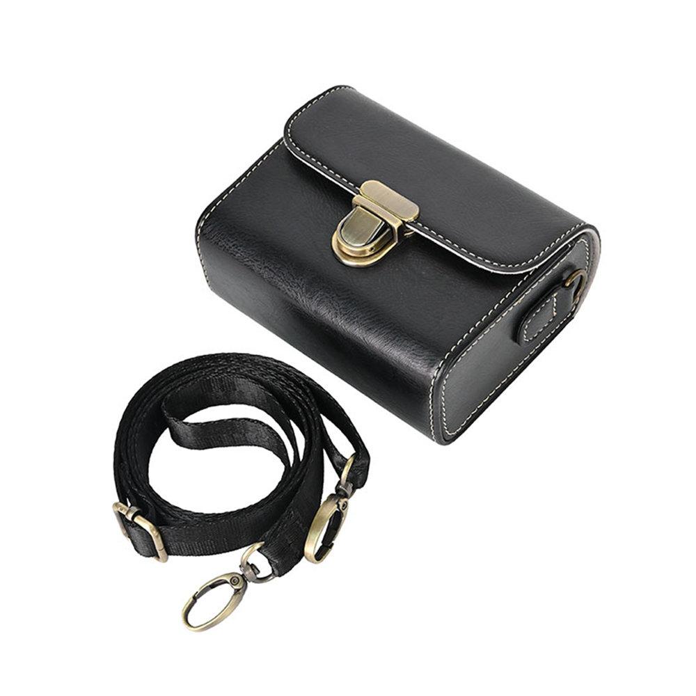 

Сумка-чехол из ПУ кожи для камеры Canon SX740 SX730 G7X2 G7X3 G9X G9X2 M100 M200 Ricoh GR GR2 GR3 Sony ZV1F ZV1M2 ZV1 чёрный