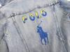 POLO RALPH LAUREN Big Pony Print Denim Size Blue Men's Jacket, XL, (Product Code 0101940)