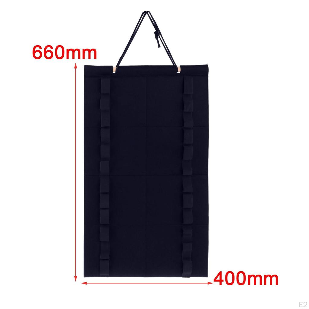 Arts Belt Holder for 12 Belts, Wall Hanging Display Organizer