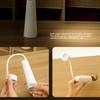 Wall Mounted Reading Light Rechargeable Magnetic Book Lights Flexible Gooseneck Reading Flashlight Desk Lamp