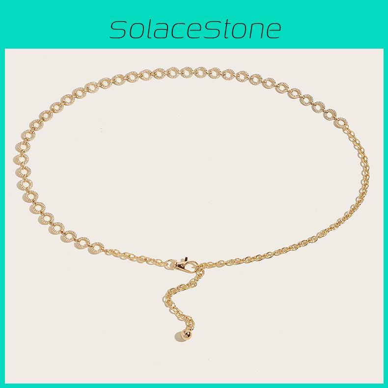 Shaped Design O Waist Chain Women Clothing Skirt Belt Jewelry Fashion Gifts