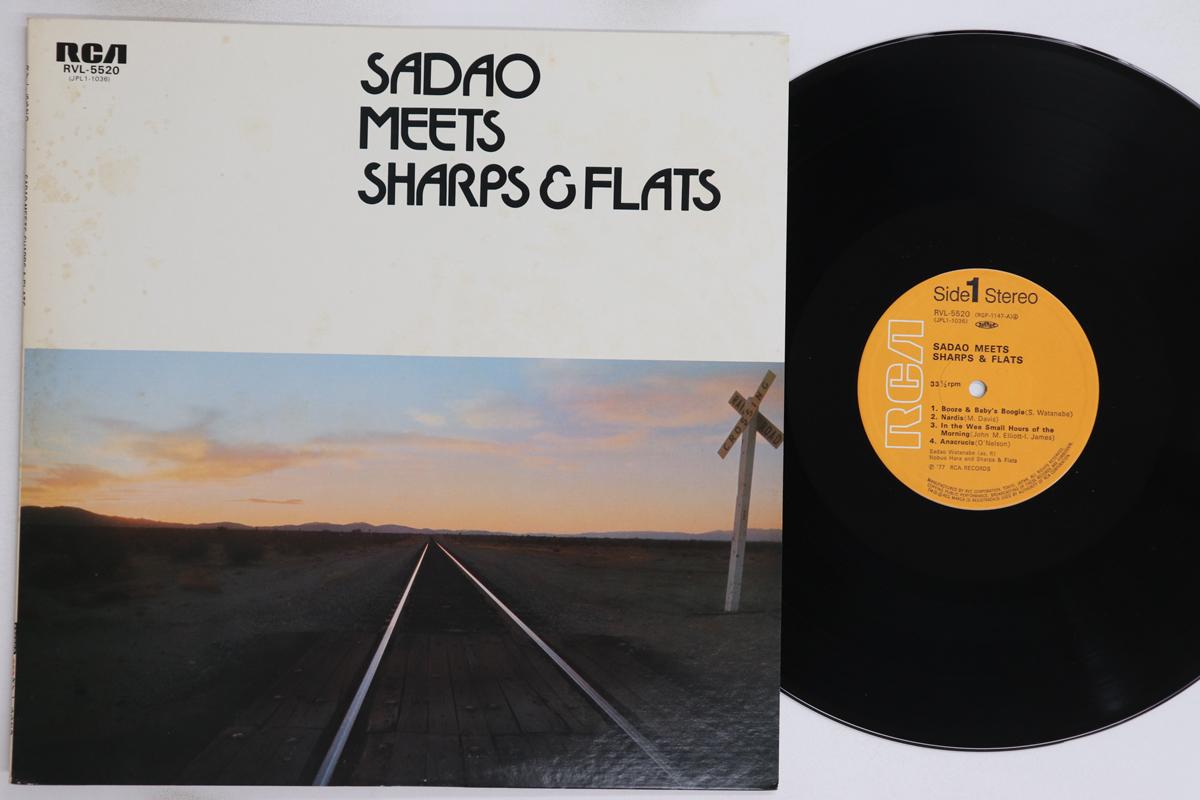 

LP Record SADAO WATANABE Sadao Meets Sharps Flats RVL5520 RCA 1977 Japan Jazz Used