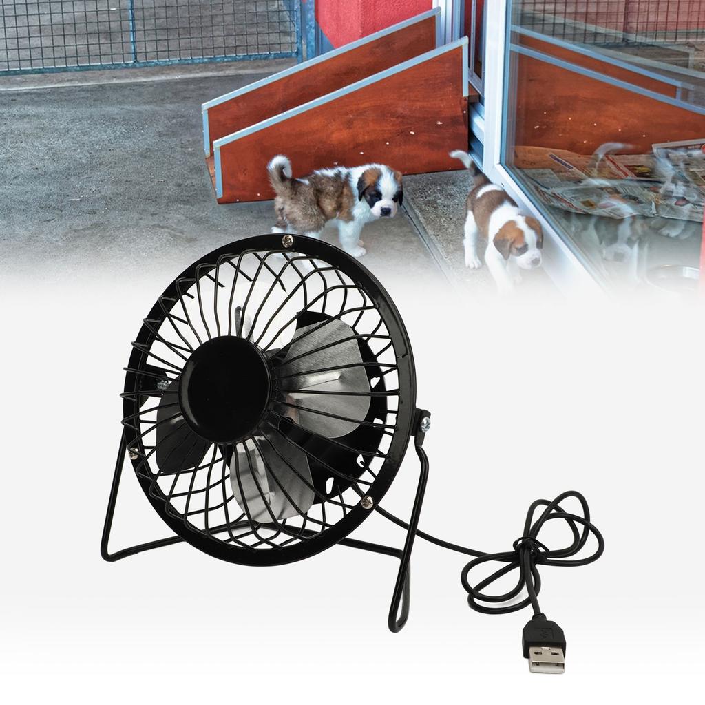 Ventilatore alimentato da pannello solare 5W USB 360 gradi regolabile pannello solare ventilatore serra per pollaio esterno cuccia per cani
