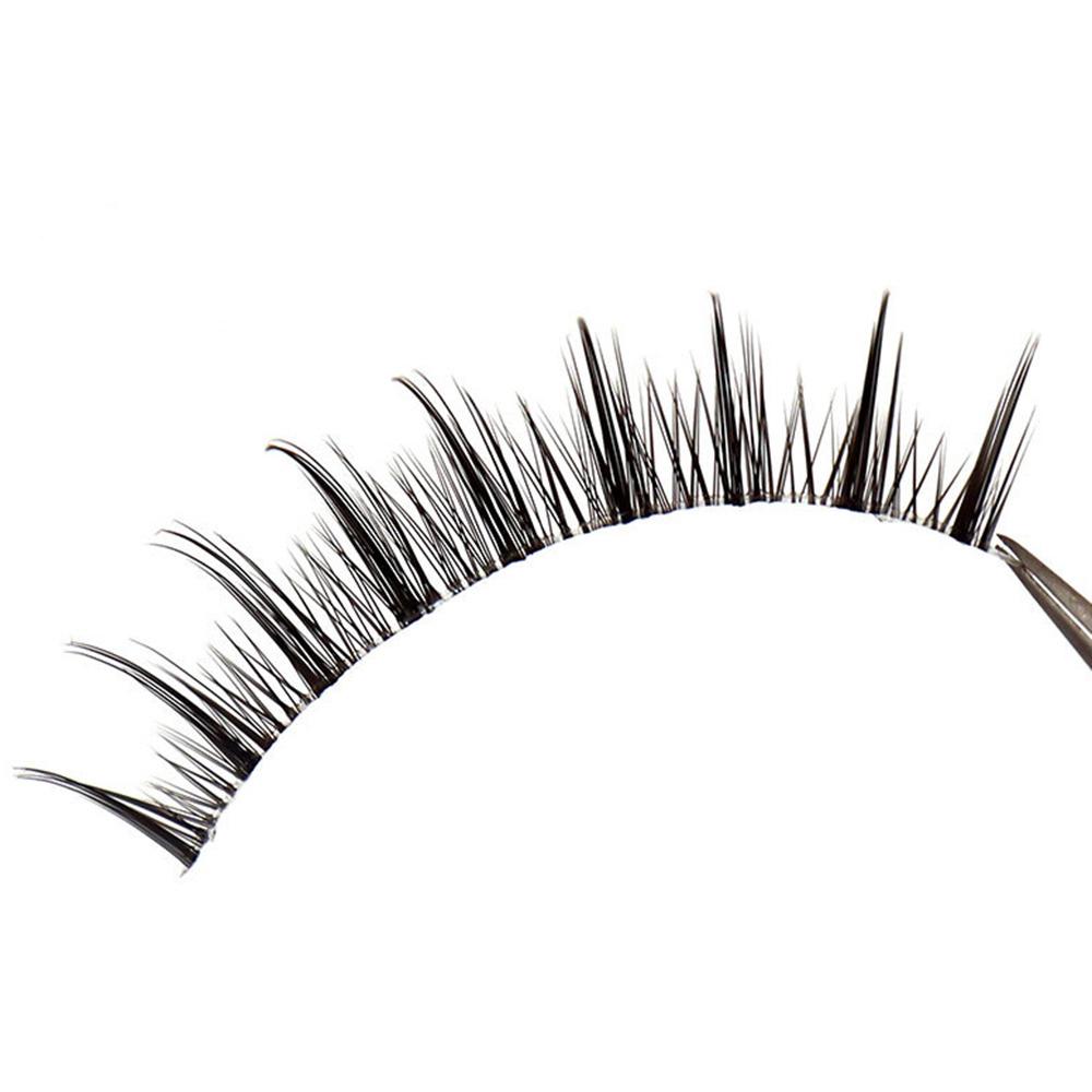 5 Pairs Realistic Curl False Eyelashes Soft Non Irritation Fluffy Eyeslashes for Daily Working or Stage Makeup