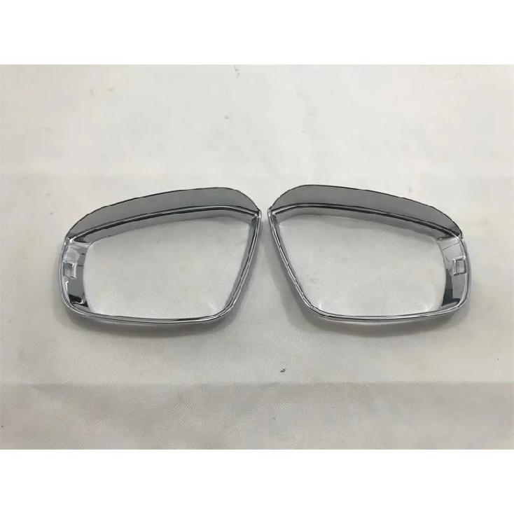 For Volkswagen T-ROC TROC 2017 2018    ABS Carbon Rearview Mirror Eyebrow Frame Cover Trims Car Styling Accessories