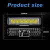 Off-Road Motorcycle LED Light Bar Focus Beams 6LEDS 12V 24V Universal Waterproof Kit for Jeep Wrangler  Truck Tractors SUV 4x4