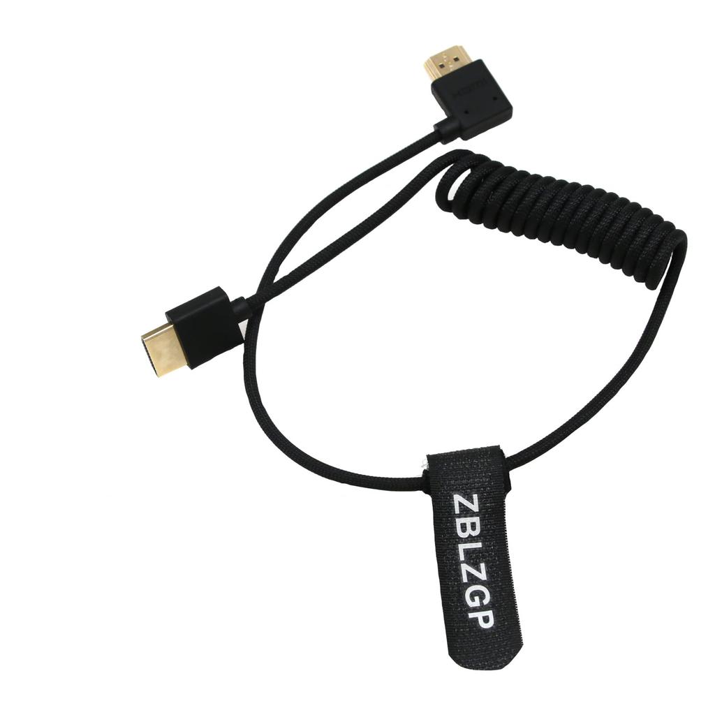 ZBLZGP HDMI kabel 4K 120hz 8K 60hz Vysokorychlostní 48Gbps HDR Video kabel Pletený kabel pro Blackmagic BMPCC 4K 6K DJI Ronin RS2 Gimbal Stabilizátor Projektor