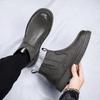 Martin boots men's high-top one-pedal Chelsea leather boots 2025 autumn and winter new British casual tooling short boots
