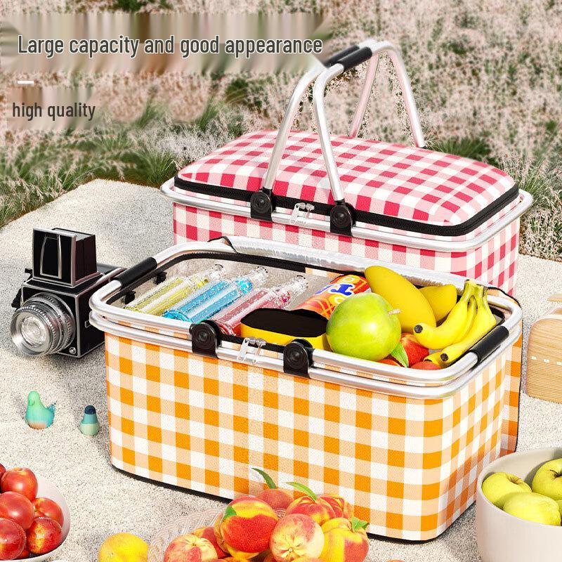 Foldable Insulated Picnic Basket