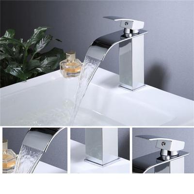 Weithals-Wasserfall-Wasserhahn, Badezimmer-Waschtisch, Waschbecken, Mischbatterie, Wasserhahn