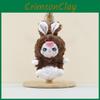 Plush Rabbit Cartoon Toys Keychain Stuffed Dolls Bag Decorations Kids Gifts