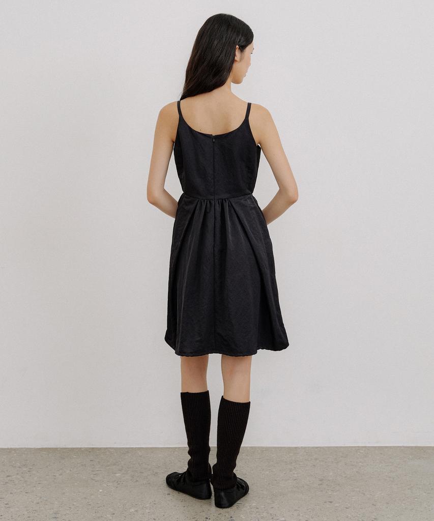 OCTETTE Tafta Shirring Ops_Black