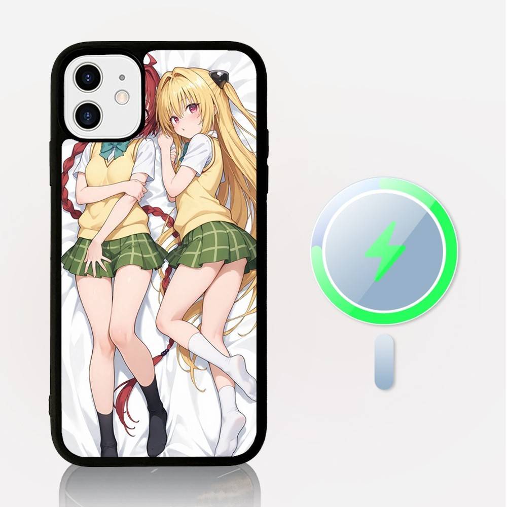 Classic Beautiful Anime Girl To Love-Ru Phone Case Magnetic Case For IPhone 16 14 13 12 11 15 Pro Max Plus For Magsafe Wireless