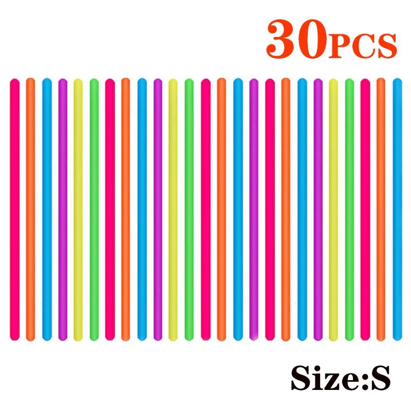 10/30pcs Party Favors Soft Rubber Noodle Elastic Rope Relief Stress Fidget Stretch String Toy Adults Kids Decompression toys