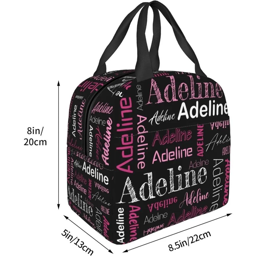 Custom Name Lunch Bag Personalized Insulated Lunch Box Cooler Lunch Tote Bag for Boys Girls Picnic Office Camping