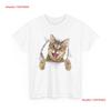 Cat T Shirt Torn Cloth Cats Owner Kitten Lovers Vintage Graphic Stylish Casual Unisex