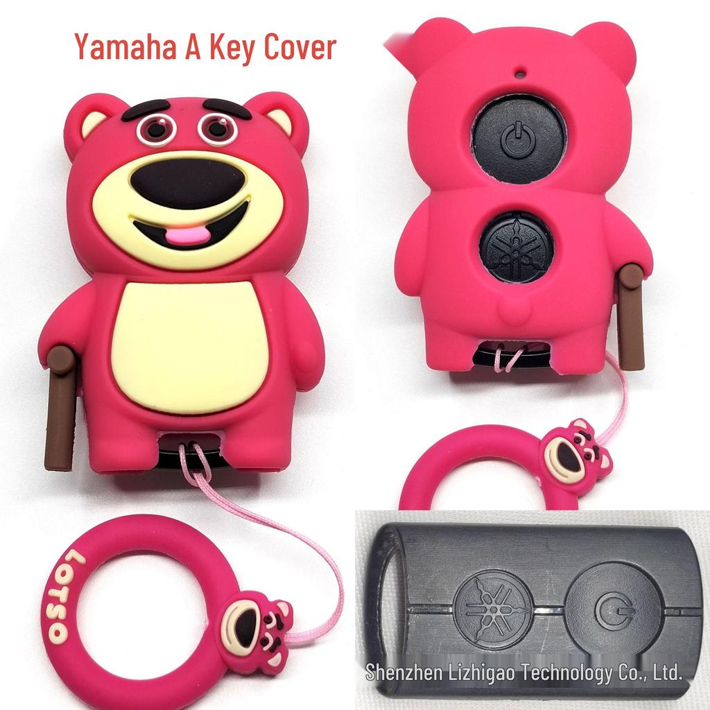 Cat Paw Cartoon Key Cover for Yamaha & Honda Motorcycles