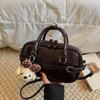 Super Fire Fashion Bag 2026 Niche Boston Bag New Versatile Shoulder Messenger Bag