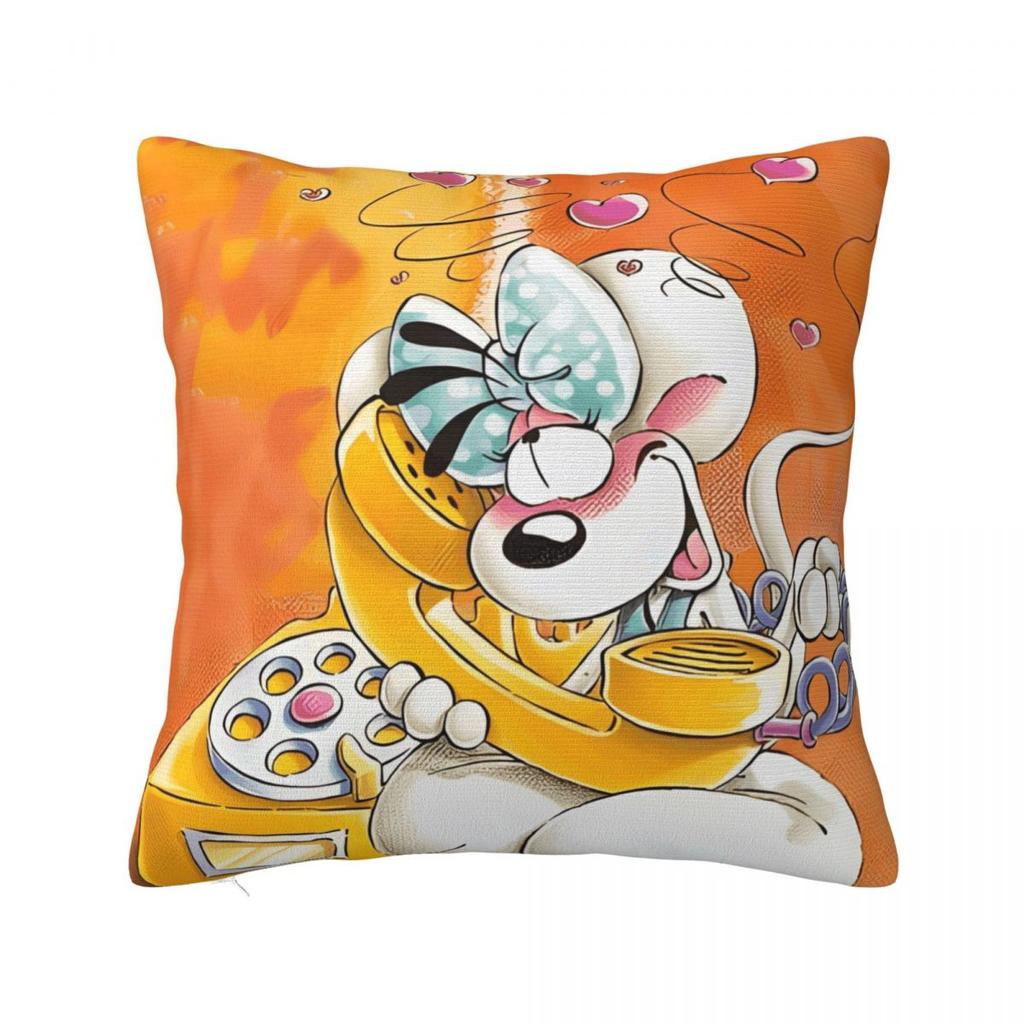 DDiddls Cartoon Pillowcases Seat Cute Diddl Cushion Case Creative Throw Pillow Case