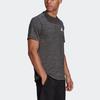 adidas Set-in-Ärmel T-Shirt Herren Metallic Schwarz GM2074