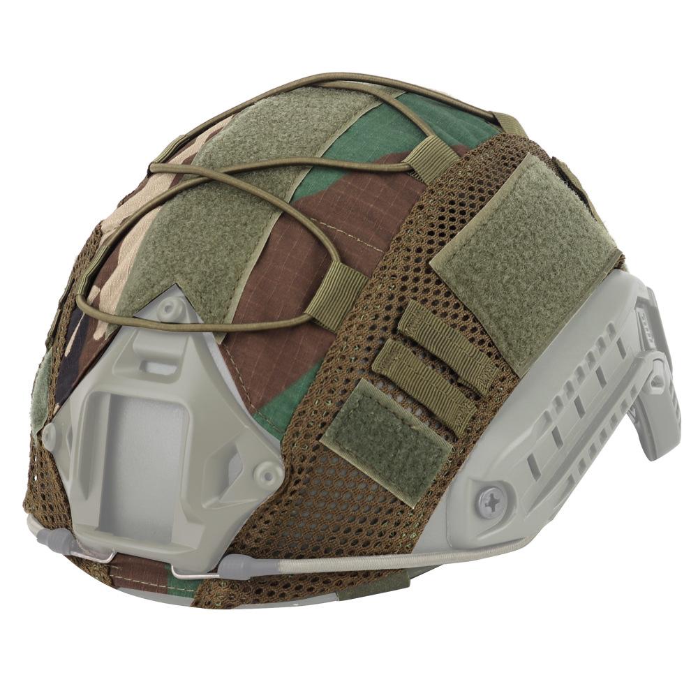 Cross border amazon FAST helmet helmet cloth riding helmet field camouflage mesh helmet cover tactical helmet